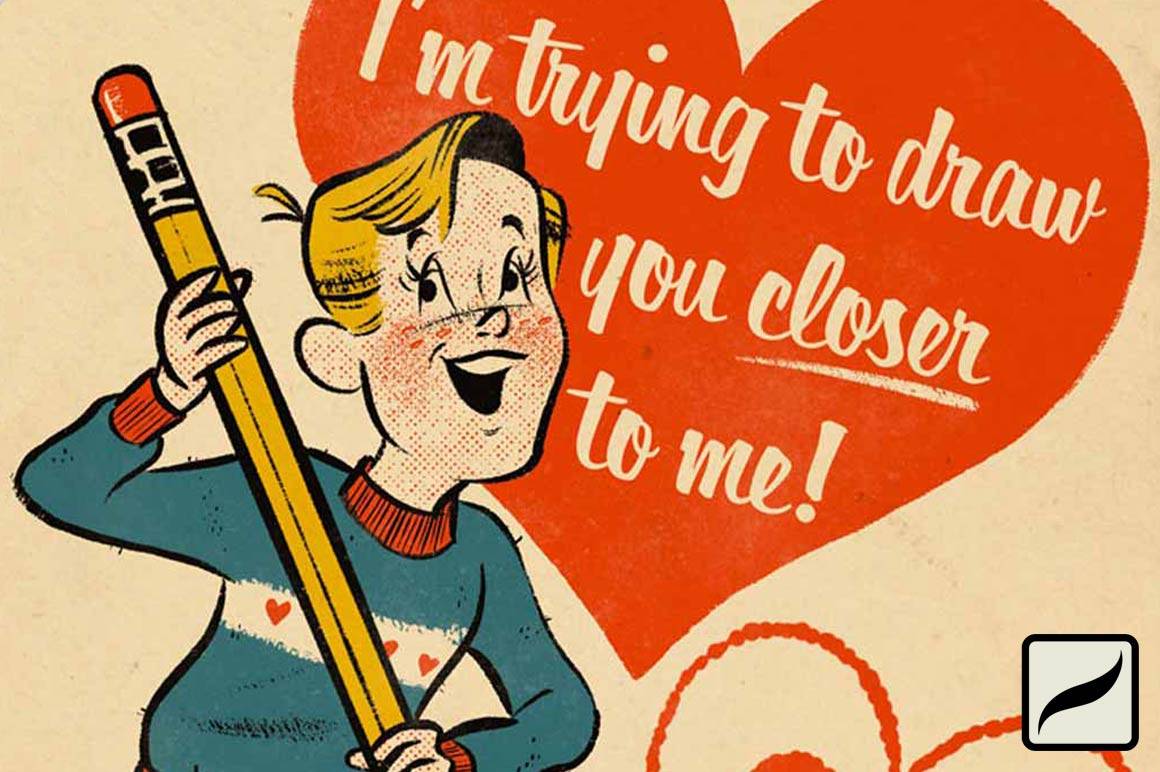 Very Merry Vintage Syle: Vintage Valentine Card Images & Decor {Link Up  Above!}