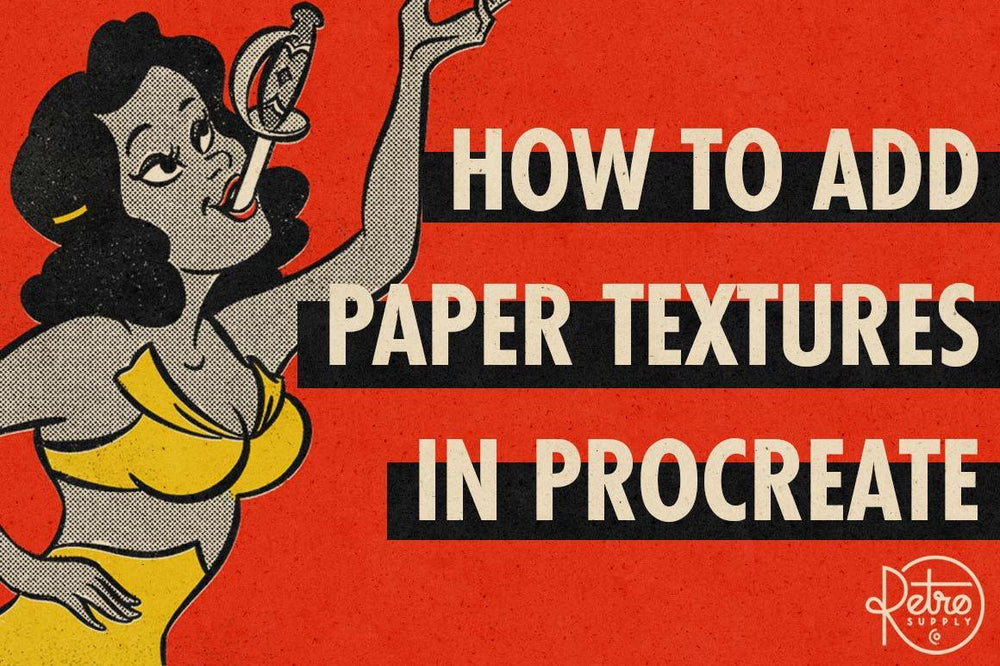 How to Add Paper Textures in Procreate