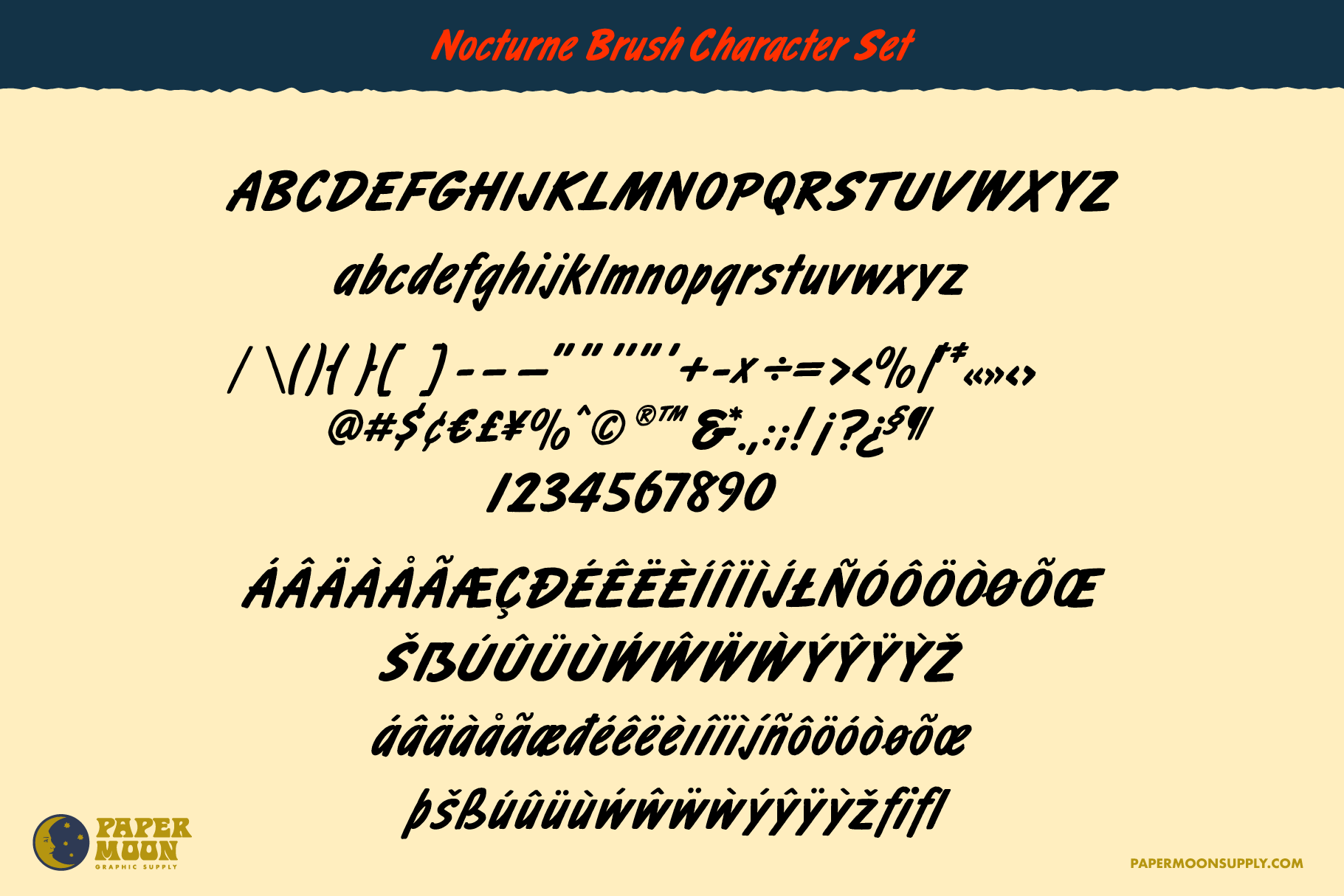 The Nocturne Font Collection