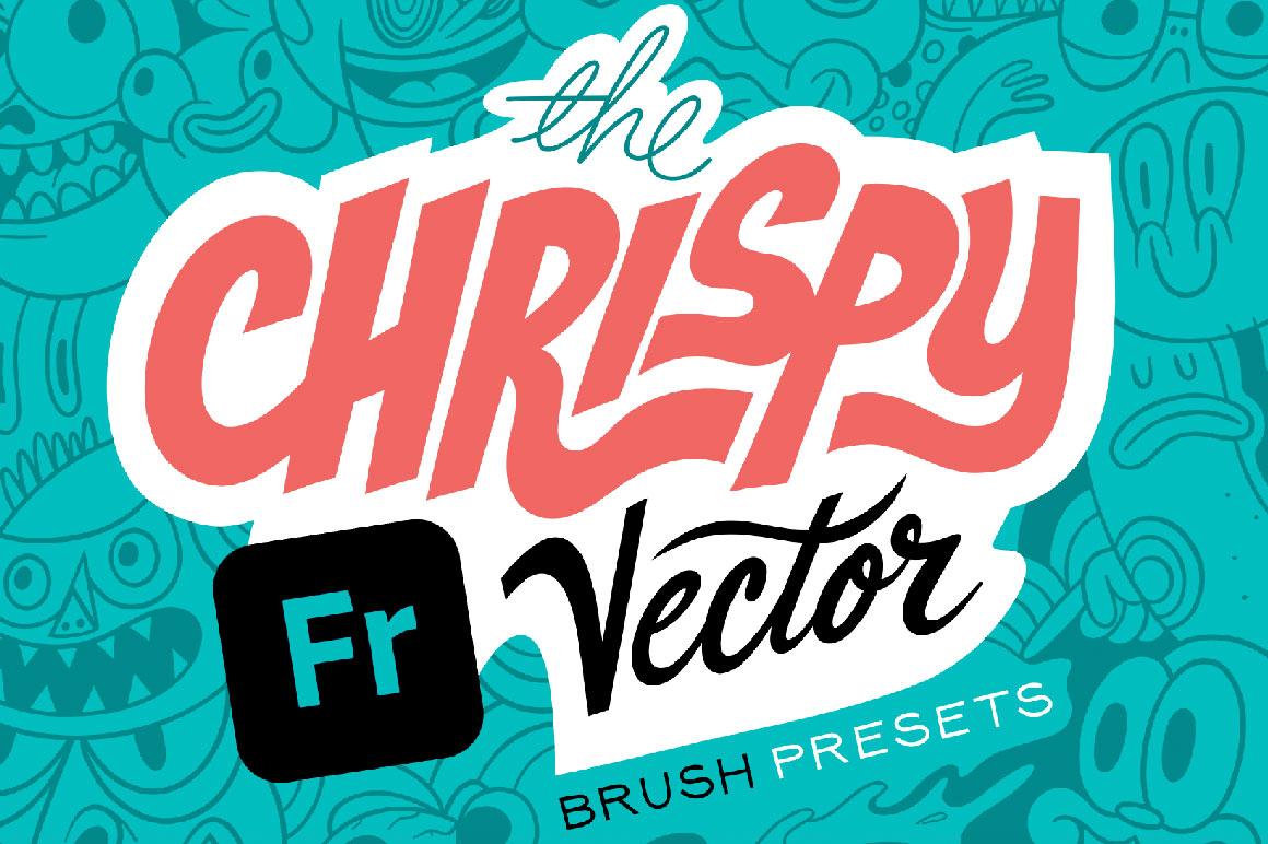 The Chris Piascik Chrispy Vector brush presets for Adobe Fresco.