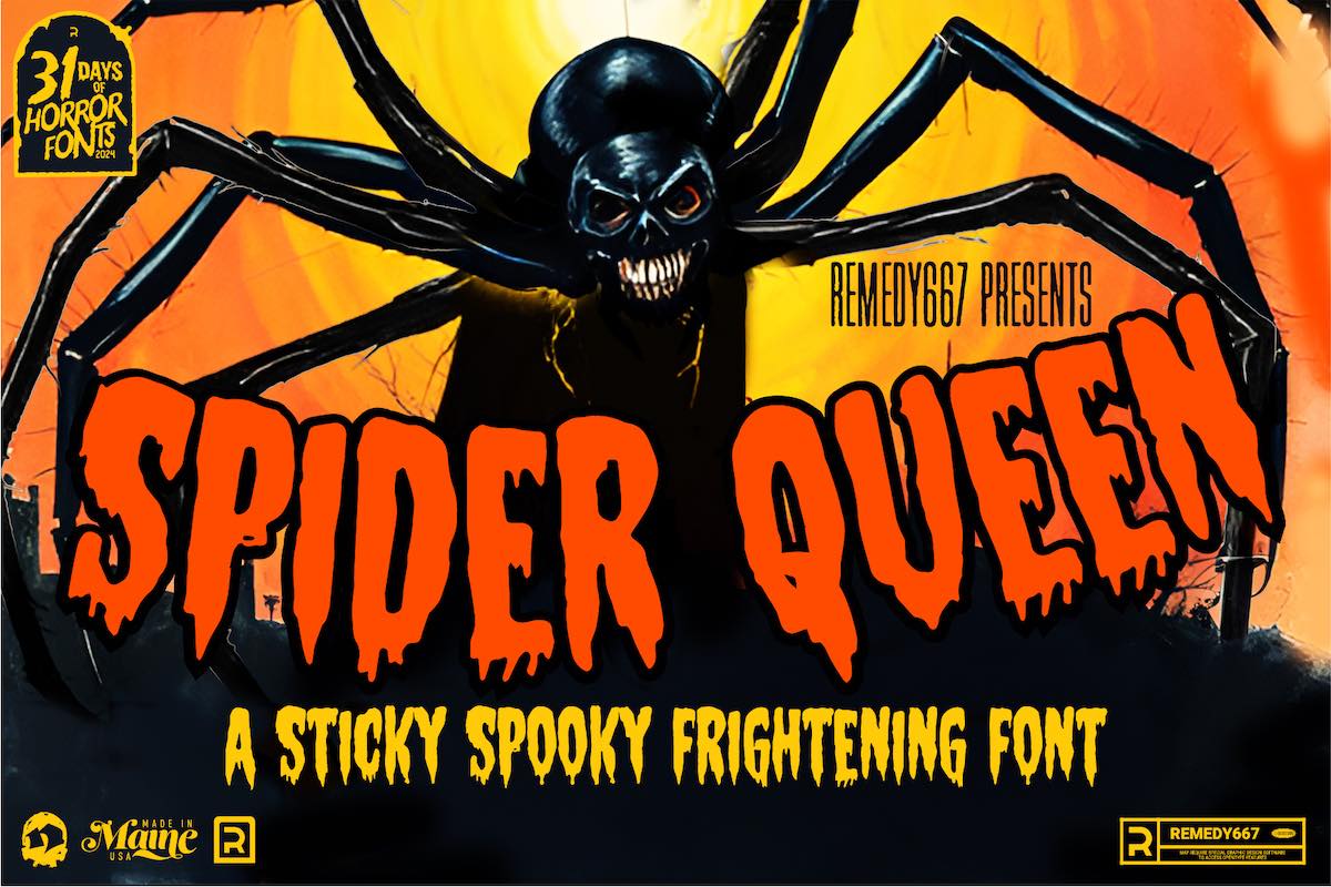 The Typefaces of Terror Collection