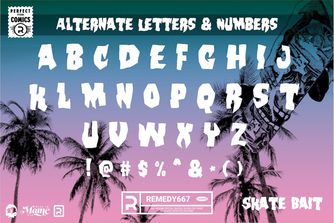 The Atomic Creep Font Bundle