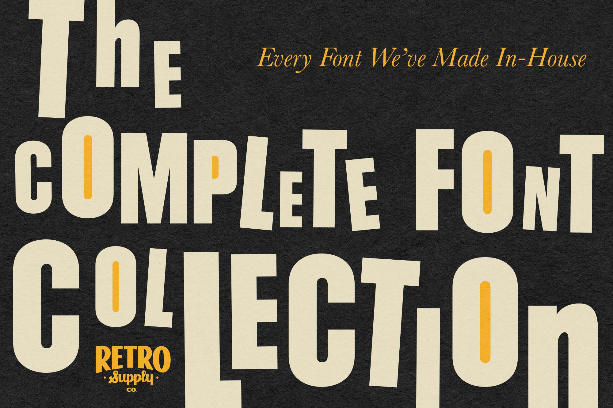 The RetroSupply Complete Font Pack