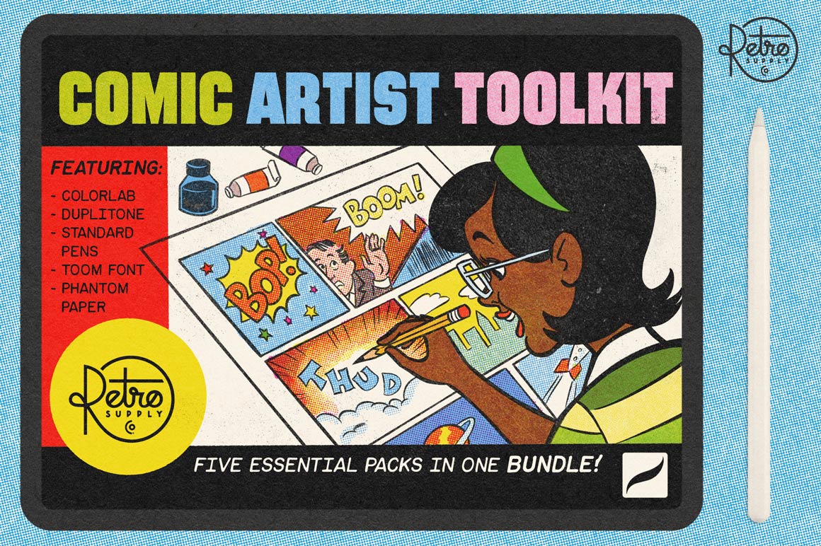 The Retro Comic Book Tool Kit By The Artifex Forge