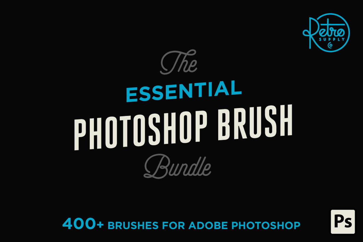 The Essential Photoshop Brush Bundle - RetroSupply Co.