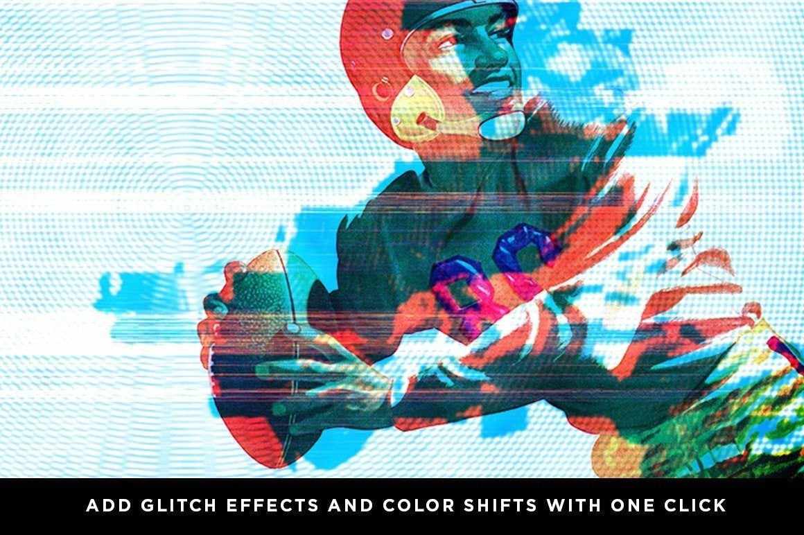 Glitch Text Effect Graphic by goldani412 · Creative Fabrica