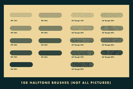 Horrific Halftones for Affinity Affinity Designer Brushes RetroSupply Co. 